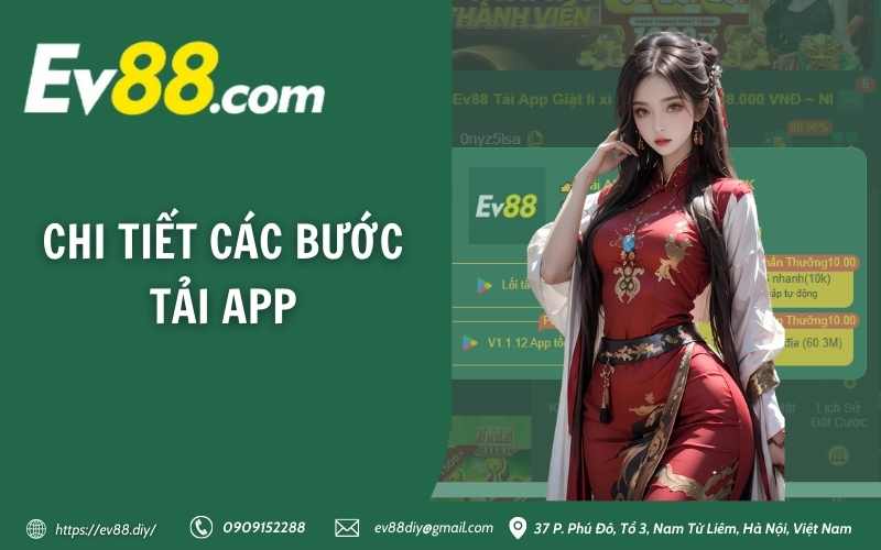 Chi tiết các bước tải app