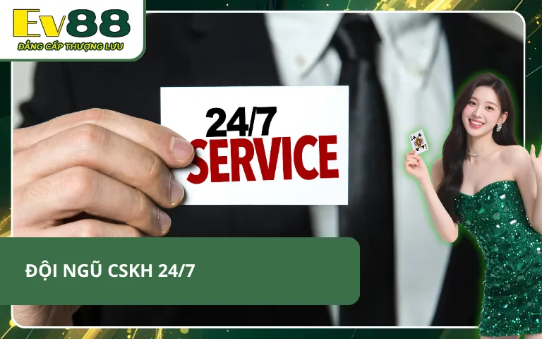 Đội ngũ chăm sóc khách hàng hoạt động 24/7 để hỗ trợ và giải đáp thắc mắc